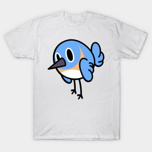 American Bluebird Cute Blob T-Shirt